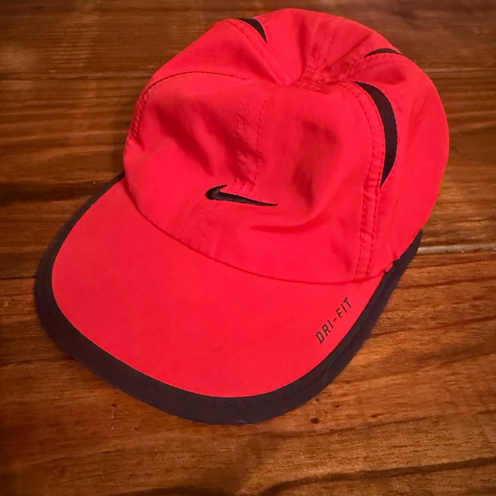 Nike Red and Black Dri-FIT Sport Cap